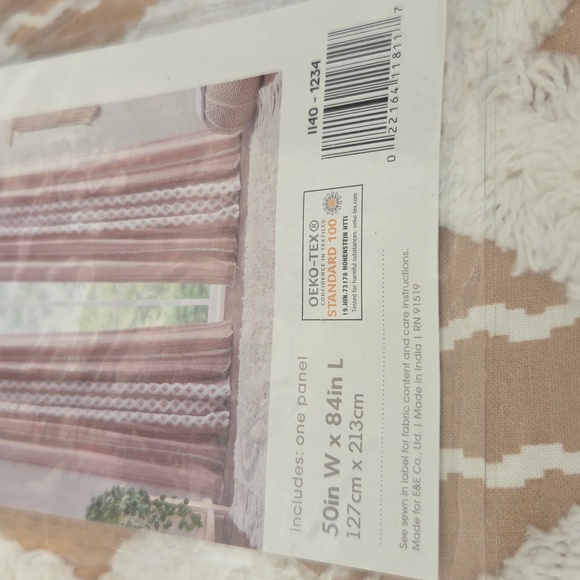 Ink +Ivy Imani 50"×84" Light Filtering Curtain Panel - Picture 5 of 6